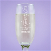 Thumbnail 2 - Personalised 21st Birthday Prosecco Glass