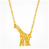Thumbnail 4 - Geometric Giraffe Necklace 