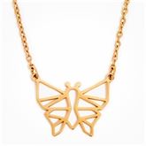 Thumbnail 4 - Geometric Butterfly Necklace
