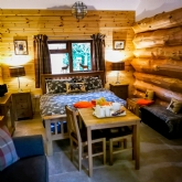 Thumbnail 1 - Two Night Stay in a Log Cabin at Badgers Wood, Hoo Zoo and Dinosaur World