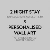 Thumbnail 2 - Two Night Getaway & Personalised Wall Art