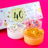 Thumbnail 1 - Age 40 Luxury Scented Tealight Candles Gift Set 