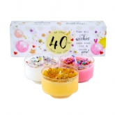 Thumbnail 11 - Age 40 Luxury Scented Tealight Candles Gift Set 