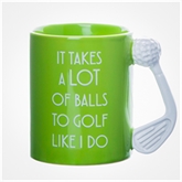 Thumbnail 2 - "Takes a Lot of Balls" Golf Mug