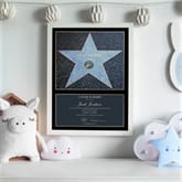 Thumbnail 1 - Personalised A Star Is Born Baby Award Poster
