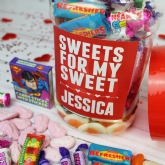 Thumbnail 2 - Personalised Sweets For My Sweet' Jar