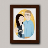 Thumbnail 8 - Personalised Custom Illustrated Family Portraits 
