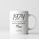 Thumbnail 5 - Classy 50th Birthday Year Personalised Mug