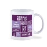 Thumbnail 12 - Personalised 10 Things I Love About my Wife Mug