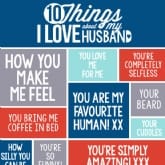 Thumbnail 3 - Personalised 10 Things I Love About My Husband Mug