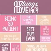 Thumbnail 3 - Personalised 10 Things I Love About My Mum Mug