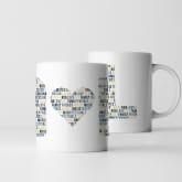 Thumbnail 6 - Personalised Couples Letter Mug