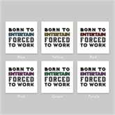 Thumbnail 9 - Personalised Born To.... Forced To Work Mug