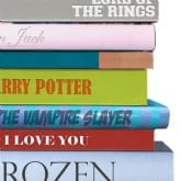 Thumbnail 5 - Personalised Book Spines Message Poster