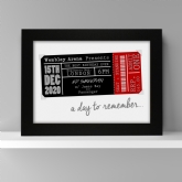 Thumbnail 1 - Personalised Concert Ticket Poster
