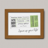 Thumbnail 8 - Personalised Concert Ticket Poster