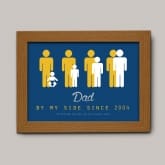Thumbnail 4 - Personalised Dad By My Side Print