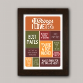 Thumbnail 4 - Personalised 10 Things I Love About My Dad Poster