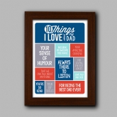 Thumbnail 5 - Personalised 10 Things I Love About My Dad Poster