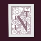 Thumbnail 5 - Personalised Initial Colour In Print