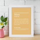 Thumbnail 1 - Personalised Mum Definition Poster