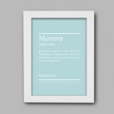 Thumbnail 2 - Personalised Mum Definition Poster