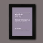Thumbnail 3 - Personalised Mum Definition Poster
