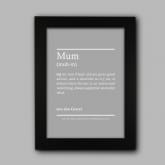 Thumbnail 4 - Personalised Mum Definition Poster