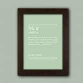 Thumbnail 5 - Personalised Mum Definition Poster