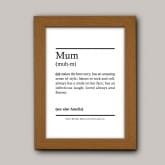 Thumbnail 6 - Personalised Mum Definition Poster