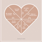 Thumbnail 7 - Personalised Jigsaw Heart Poster