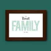 Thumbnail 7 - Personalised Family Print 