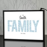 Thumbnail 1 - Personalised Family Name Lightbox