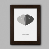Thumbnail 7 - Personalised Family Heart Venn Diagram Prints