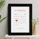 Thumbnail 1 - Personalised Our Wedding Date Prints