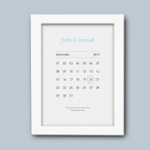 Thumbnail 6 - Personalised Our Wedding Date Prints