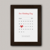 Thumbnail 9 - Personalised Our Wedding Date Prints