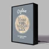Thumbnail 6 - Love You to the Moon and Back Personalised Light Box