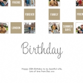 Thumbnail 8 - Personalised 50th Special Birthday Light Box