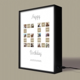 Thumbnail 6 - Personalised 60th Birthday Memories Light Box