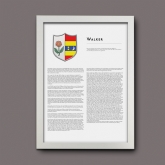 Thumbnail 8 - Modern Personalised Surname History and Coat of Arms Prints
