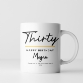 Thumbnail 8 - Personalised Classy 30th Birthday Mug