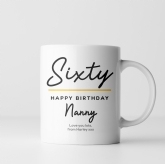 Thumbnail 8 - Personalised Classy 60th Birthday Mug