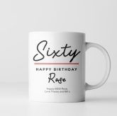 Thumbnail 5 - Personalised Classy 60th Birthday Mug