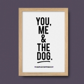 Thumbnail 8 - Personalised You, Me & The Dog(s) Name Print with Frame Options