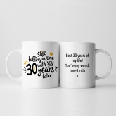 Thumbnail 7 - Still Falling in Love 30 Years Later Personalised Mug