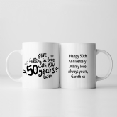 Thumbnail 4 - Still Falling in Love 50 Years Later Personalised Mug