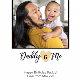 Thumbnail 2 - Daddy & Me Personalised Photo Print