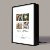 Thumbnail 4 - Dad in a Million Personalised Photo Light Box