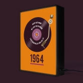 Thumbnail 6 - Personalised 60th Birthday Retro Record Light Box
